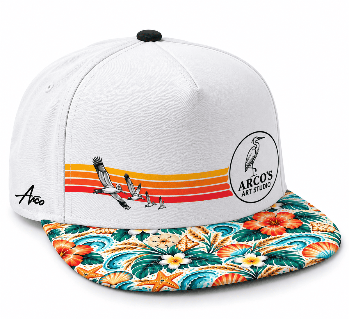 Coastal Flight Snapback Hat | Wildlife Art by Arco
