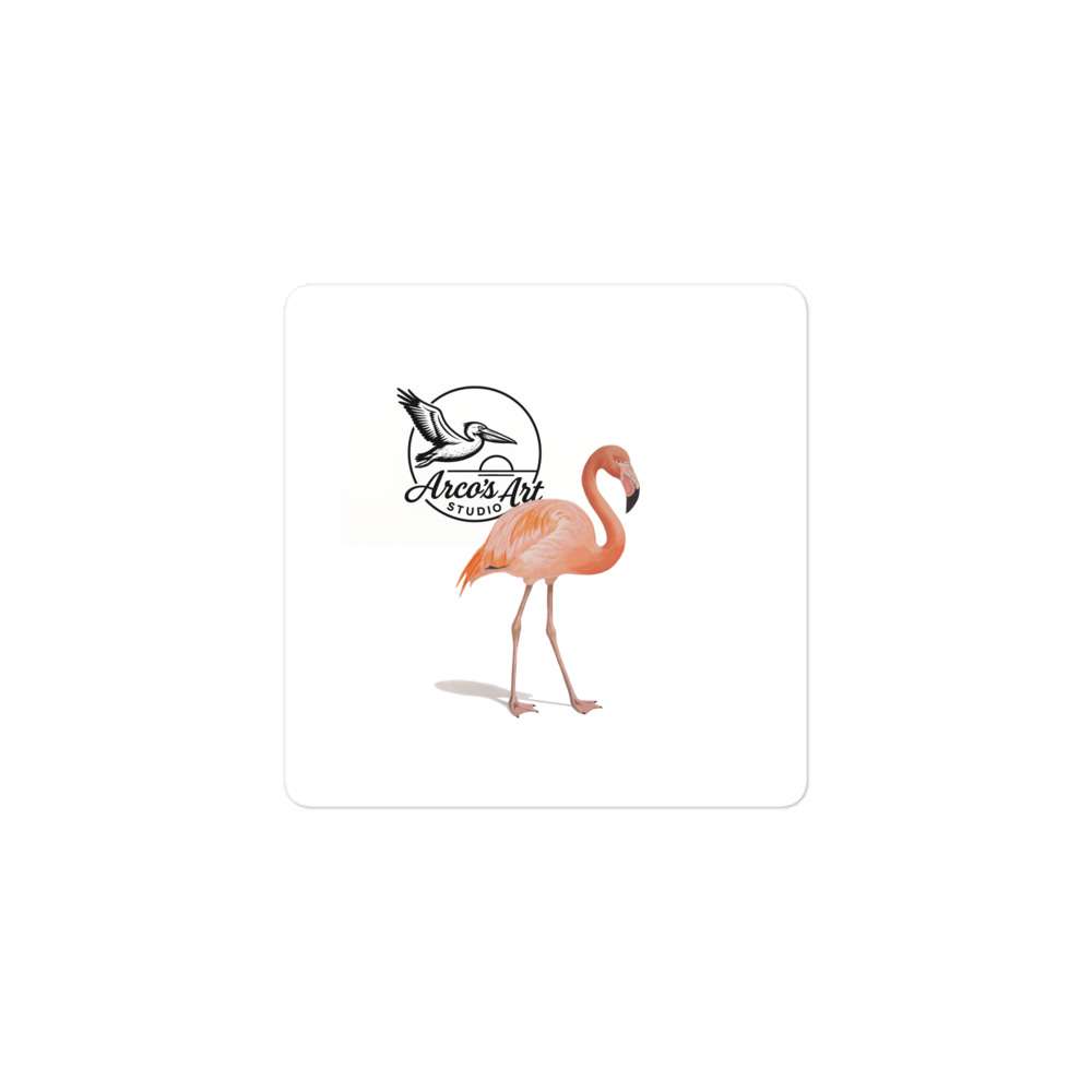 Grace in Pink Bubble-free stickers, wildlife art by Arco