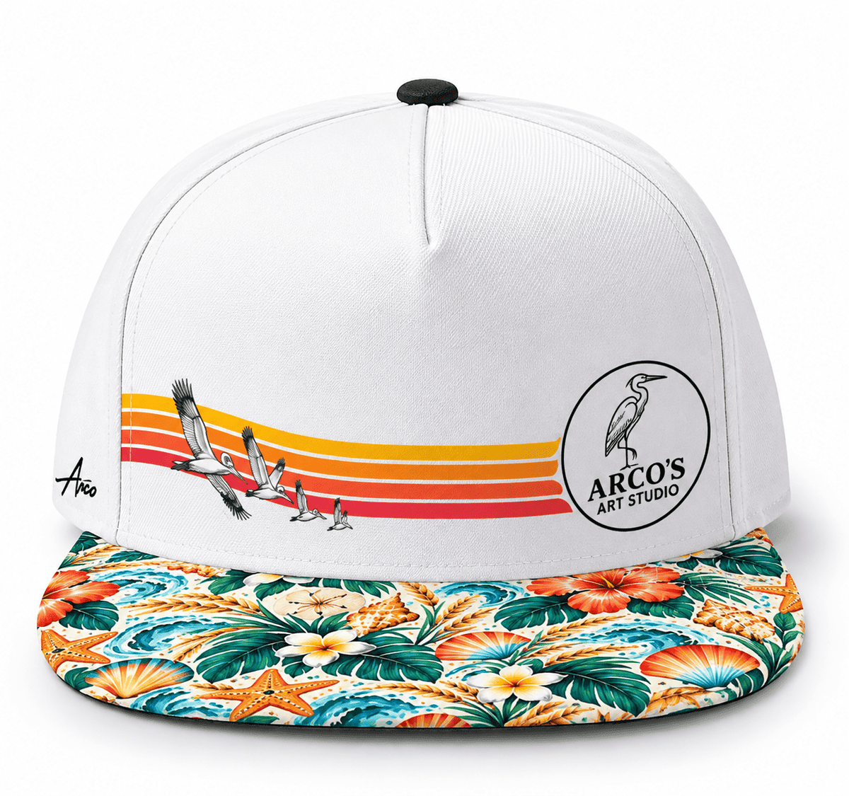 Coastal Flight Snapback Hat | Wildlife Art by Arco