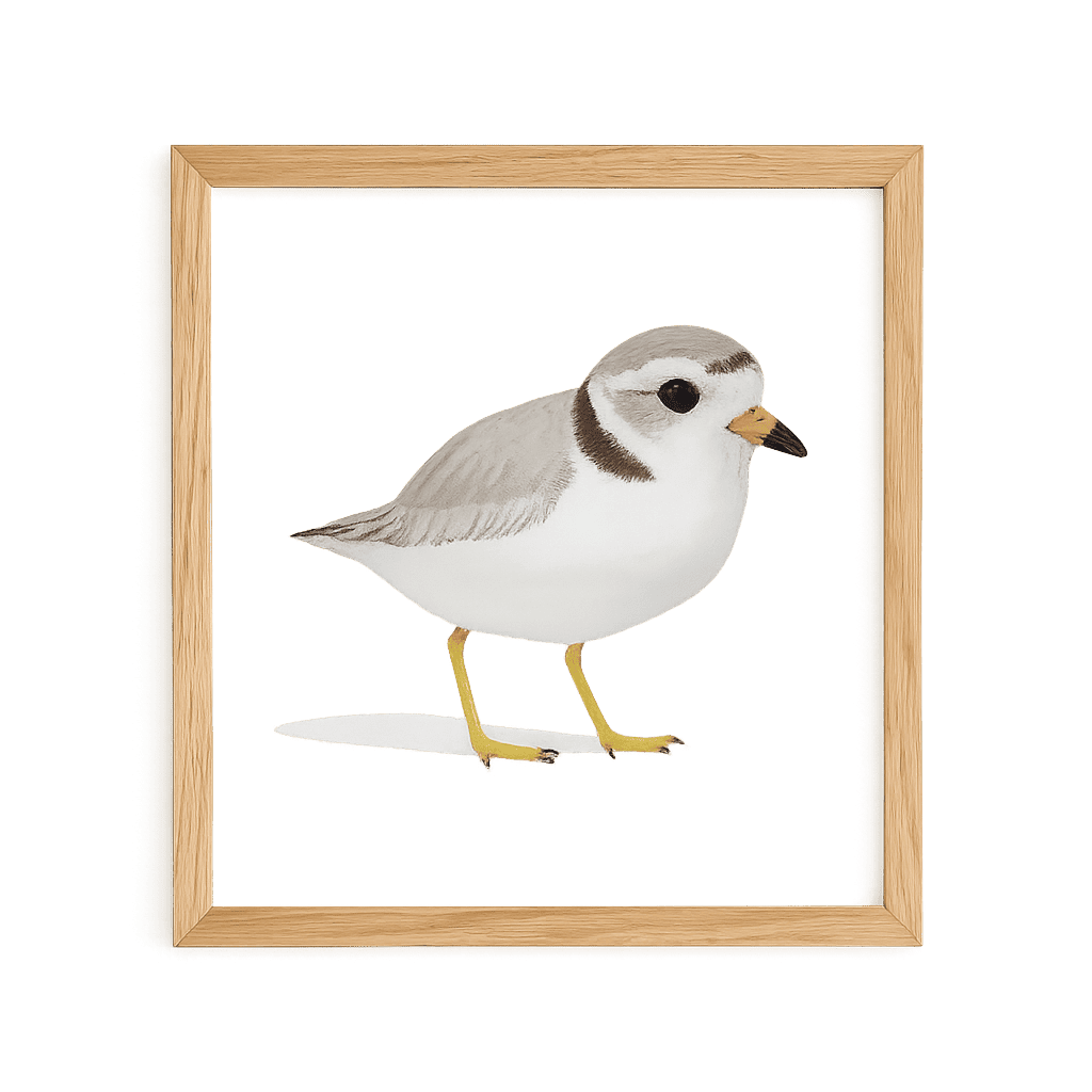 Piping Plover — 12×12 Limited Edition Print – Arcos Art Studio