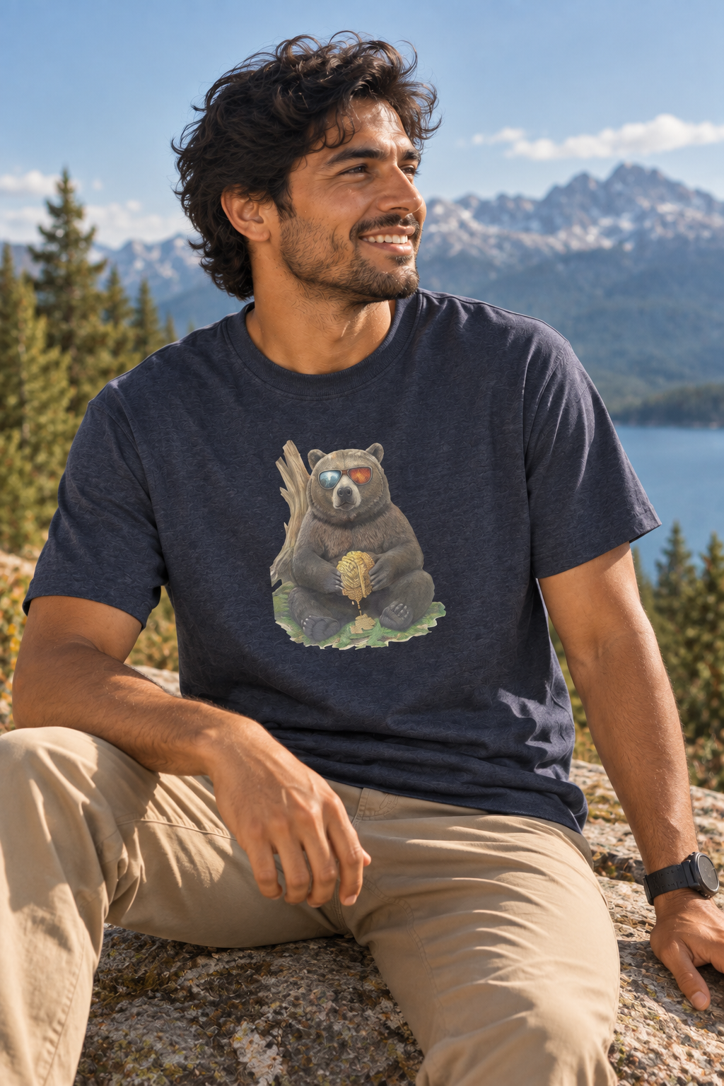 Bear Essentials Men's T-Shirt – Art by Arco
